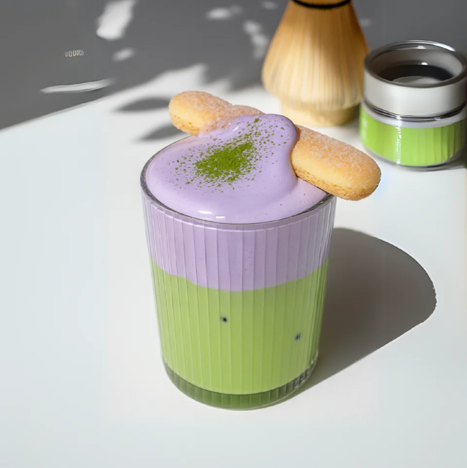 Matcha Ube Latte Recipe