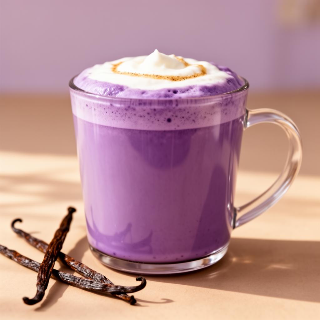 Ube Vanilla Latte Recipe