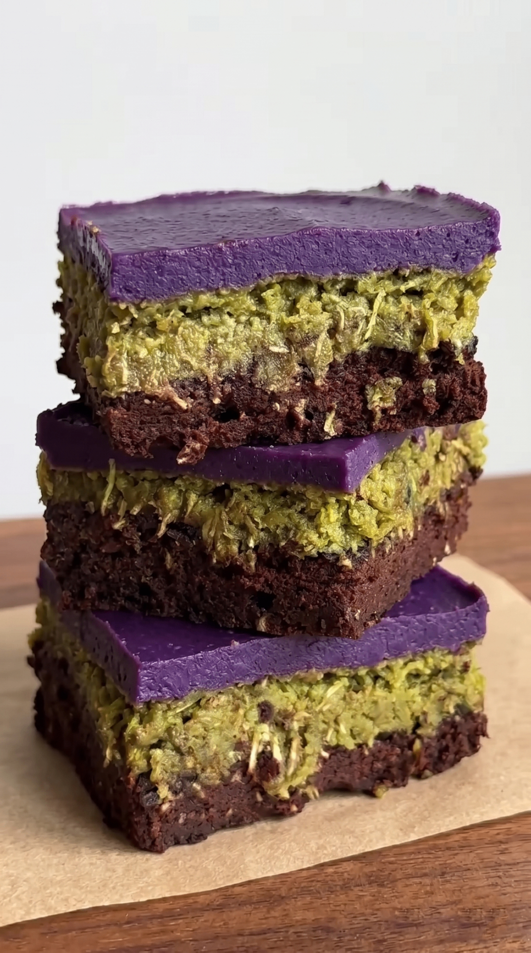 Ube Dubai Chocolate Brownie Bars: Viral Pistachio Kataifi Recipe